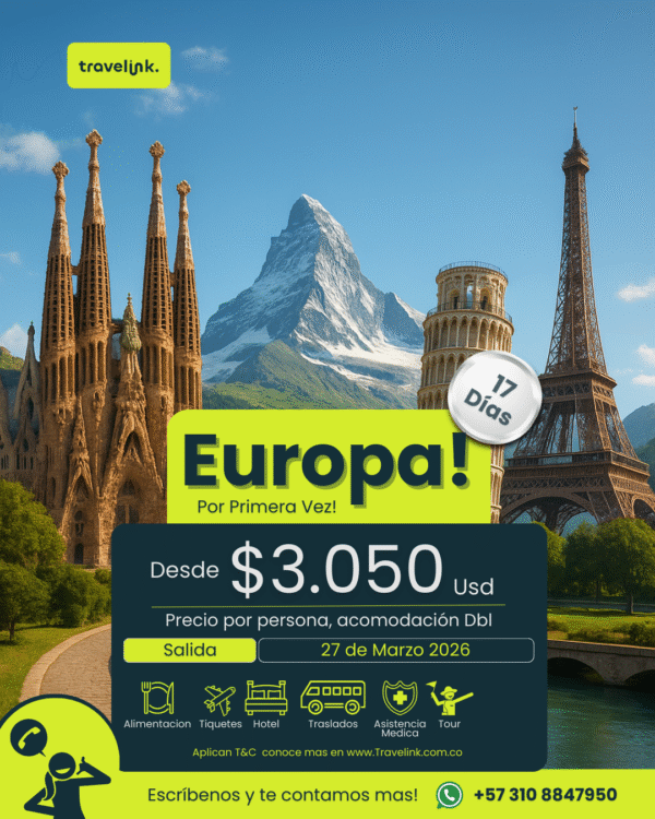 Europa por primera vez! 2026